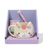 HEMA Mok cadeauset schrijfwaren keramiek kat, Verzenden, Nieuw