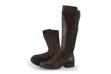 Rieker Laarzen in maat 41 Bruin, Kleding | Dames, Schoenen, Hoge laarzen, Bruin, Verzenden, Zo goed als nieuw