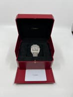 Cartier Santos - Nieuw WSSA0018 - Iced Out - Diamonds, Overige merken, Staal, Staal, Polshorloge