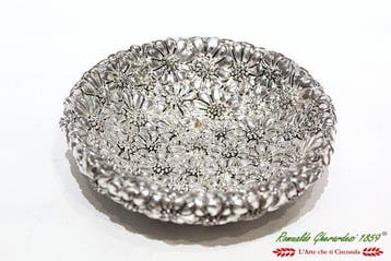 Piattino Sovrani Argenti Margherite in lastra argento -