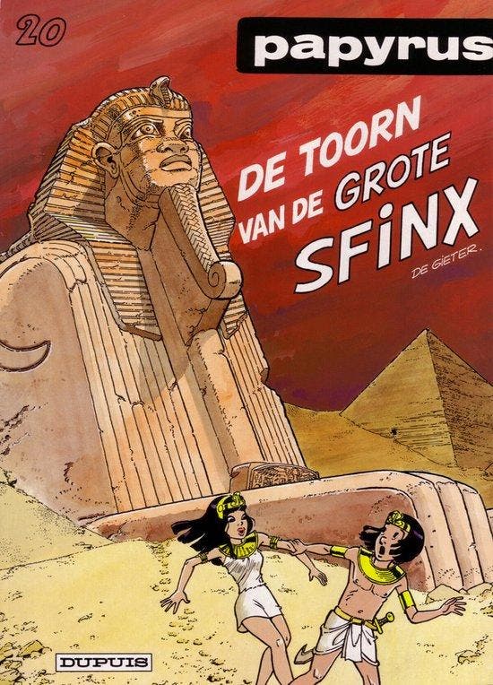 Papyrus 20. de toorn van de grote sfinx - De Gieter, Boeken, Thrillers, Gelezen, Verzenden