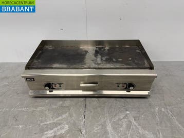 RVS Bakplaat Grillplaat Gladde bakplaat 100 cm 400V Horeca, Ophalen of Verzenden, Gebruikt