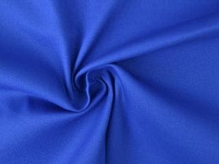 Keperkatoen stretch – Blauw, Hobby en Vrije tijd, Blauw, 120 cm of meer, Ophalen of Verzenden, Katoen