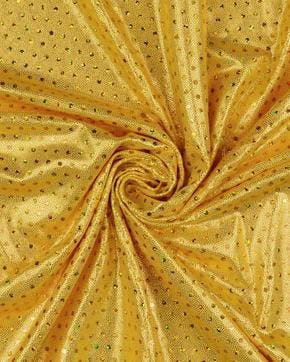 Lycra Folie Stippen Goud, Nieuw