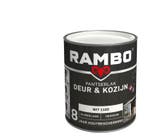 Rambo Pantserlak Deur en Kozijn Wit 0.75L, Verzenden, Wit, Nieuw, Lak