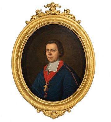Scuola francese (XVIII), firmato A. S. 1777 - Ritratto del