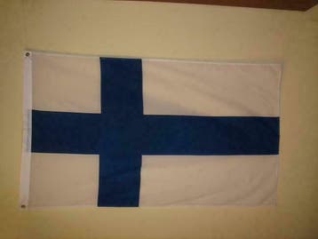 Finse vlag Finland 150x90cm Nieuw!, Verzenden, Nieuw