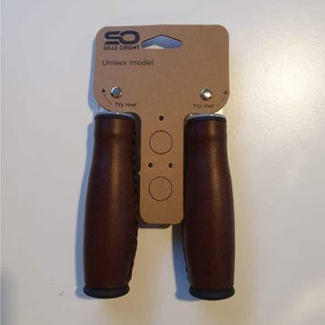 Handvatten lederlook bruin, Verzenden, Nieuw, Selle Orient