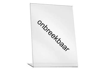 L-standaard A4 Onbreekbaar Celdis® transparant, Verzenden, Nieuw in verpakking, Etalage