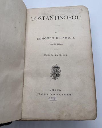 Edmondo De Amicis - Costantinopoli - 1878-1878