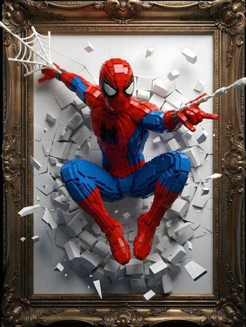 AT9 - Spiderman : Oltre La Cornice, Nieuw