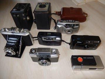 Olympus, Agfa, Kodak, Pentax, Nikon, Canon Pen-EE ,, Nieuw