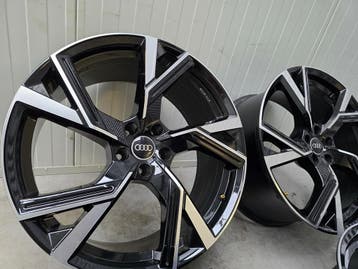 Audi E-Tron Q7 21 inch 9.5J ET36 5x112 velgen Diamond cut, Auto-onderdelen, Banden en Velgen, Ophalen of Verzenden, Nieuw, 21 inch