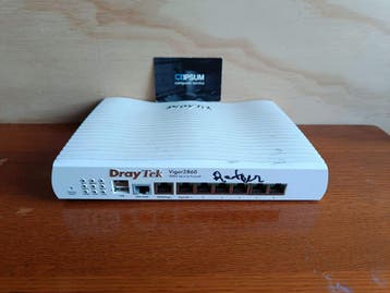 Draytek Vigor 2860 Annex B VDSL2 Security Firewall, Ophalen of Verzenden, Refurbished