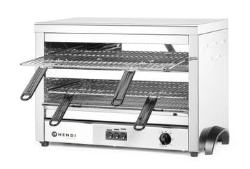 Hendi Salamander Toaster | 2 Etages | Quartz Infrarood | 400, Ophalen of Verzenden, Nieuw in verpakking