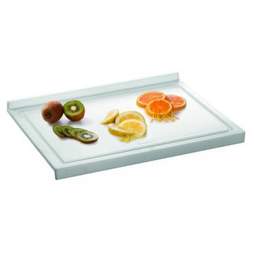 Snijplank | Kunststof | Wit |  Met Stoprand | 480x375x45mm, Verzenden