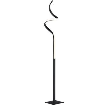 Vloerlamp - Dimbaar - 1-lichts - Mat Zwart, 100 tot 150 cm, Nieuw, Overige fittingen, Ophalen of Verzenden