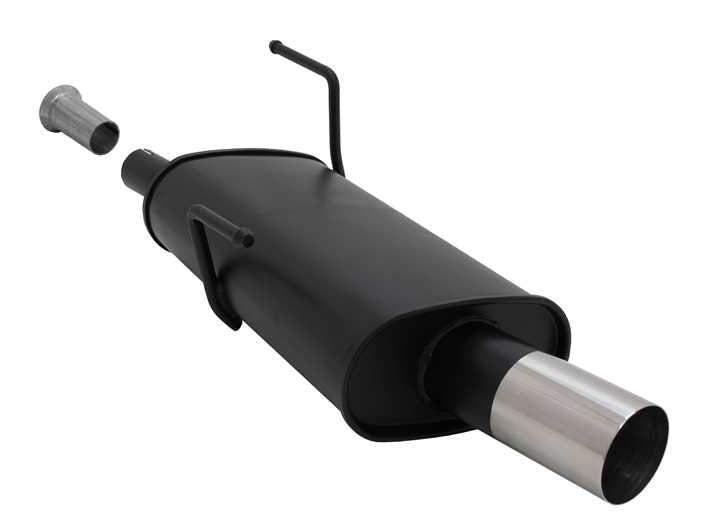 Novus sportuitlaat Peugeot 206, 206CC 1x76mm RL-Design, Auto-onderdelen, Uitlaatsystemen, Nieuw, Verzenden