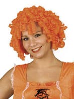koninginnedag pruik oranje katja, Verzenden, Nieuw