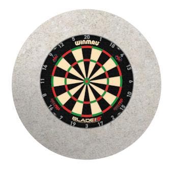 Design Dartbord achterwand - Country Ivory - ROND - 80cm, Ophalen of Verzenden, Nieuw