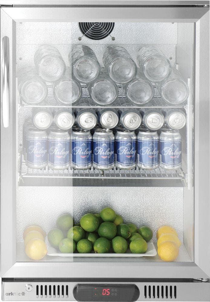 Arktic Backbar Koelkast | 75L | Zilver | 1 Deur | +0°C/+10°C, Witgoed en Apparatuur, Koelkasten en IJskasten, Ophalen of Verzenden