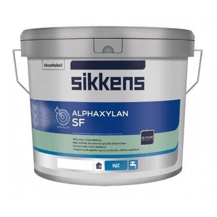 Sikkens Alphaxylan SF - WIT - 10 liter (Muurverf - Latex), Doe-het-zelf en Verbouw, Verf, Beits en Lak, Verf, Wit, Nieuw, 10 tot 15 liter