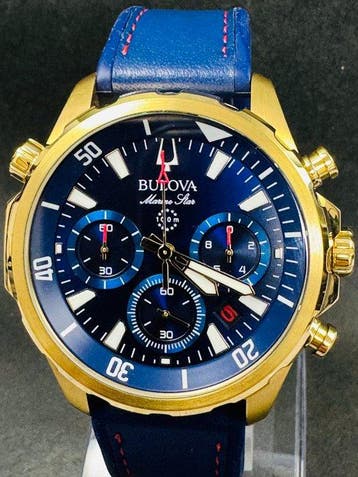 Bulova - Marine Star - Zonder minimumprijs - 97B168 - Heren, Nieuw
