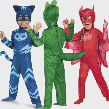 PJ Masks Kinderkostuum - Gekko, Catboy & Owlette Jumpsuit me
