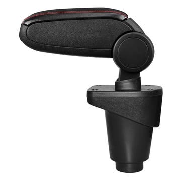 Armsteun-Fiat 500L-2012-kunstleer-zwart+rood stiksel, Verzenden, Nieuw