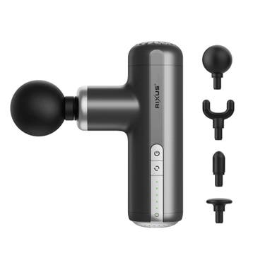 Rixus RXMG01 Mini Massagepistool Pro Zwart, Computers en Software, Verzenden, Nieuw