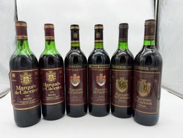 1985 x2, 1992 Marqués de Cáceres Reserva, 1989 Marqués de, Nieuw
