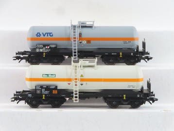 Märklin H0 - 46451/46458 - Modeltrein goederenwagon (2) - 2, Nieuw