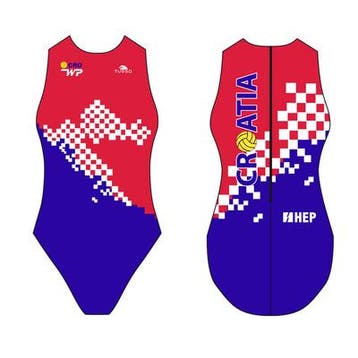 Special Made Turbo Waterpolo badpak Croacia, Nieuw