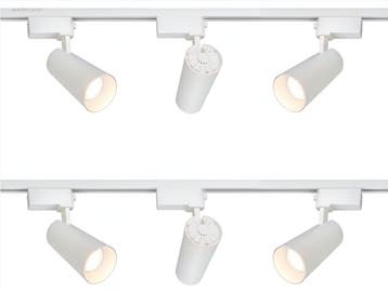(2x) 2 meter PRO Set Railverlichting met 6 st 18W..., Nieuw