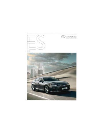 2019 LEXUS ES 300H BROCHURE NEDERLANDS, Nieuw, Author
