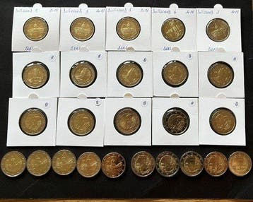 Duitsland. 2 Euro 2018/2023 A,D,F,G,J (5 complete series -, Postzegels en Munten