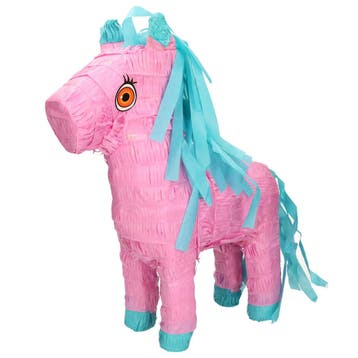 Pinata paard - roze - papier - 50 x 35 cm - Pinata, Verzenden, Nieuw