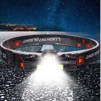 LED Hoofdlamp Oplaadbaar Q5 + COB Dimbaar Verstelbaar, Verzenden, Nieuw