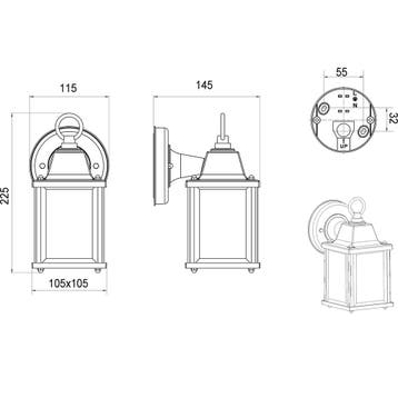 LED Tuinverlichting - Wandlamp Buitenlamp - Trion Dewran -, Nieuw, Ophalen of Verzenden, Hanglamp, Led