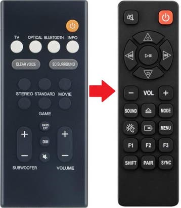 Vervangende Yamaha VDQ7630 afstandsbediening - Geschikt v..., Verzenden, Nieuw