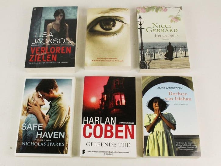 Boekenset 6 boeken Nieuw / 6 romans Safe Haven, Boeken, Romans, Nieuw