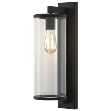 Astro Wandlamp Pimlico 500 Wandlamp (textured Black), Ophalen of Verzenden, Gebruikt, Glas