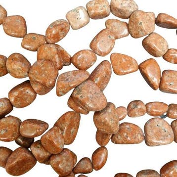 1 streng Jaspis grote brokken kralen afmetingen kraal len..., Ophalen of Verzenden, Nieuw, Kraal