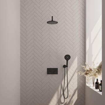 Brauer Black Carving Thermostatische Regendoucheset Inbouw -, Ophalen of Verzenden, Nieuw