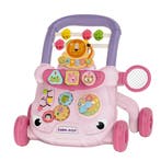 Baby Walker, Baby Loopwagen, Baby Walker met speelbord Roze, Kinderen en Baby's, Ophalen of Verzenden, Nieuw