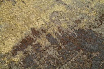 Vintage katoenen vloerkleed MODERN ART 240x160cm zandbruin, Ophalen of Verzenden, Nieuw