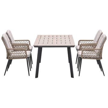 Garden Impressions Kalibo tuinset 5-delig - Penedo tuintafel, Verzenden, Nieuw