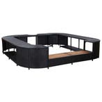 vidaXL Spa-ombouw vierkant 268x268x55 cm poly rattan zwart, Verzenden, Nieuw