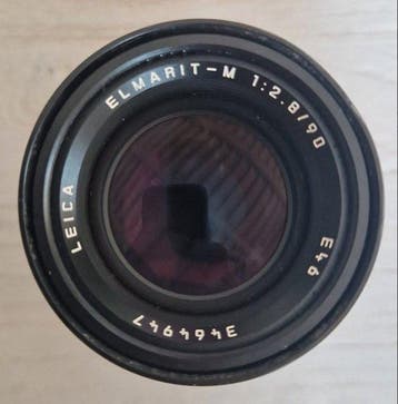 Leica Elmarit-M 90mm f/2.8 Telephoto Prime Lens - E46 Black
