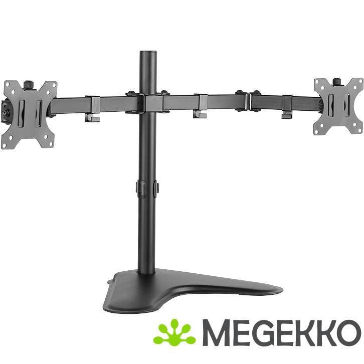 LogiLink BP0045 32 Dual Monitor Desk Stand, Computers en Software, Monitoren, Nieuw, Verzenden